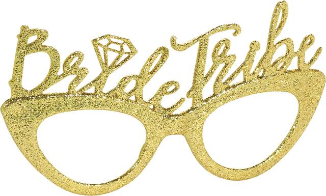 Lunettes Bride Tribe or étincelant, paq. 6 Front_Three_Fourths_Angled_Right