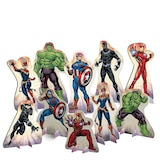 Trousse de décoration de table pour fête d’anniversaire, Marvel Powers Unite, paq. 11 Composite_or_Mixed