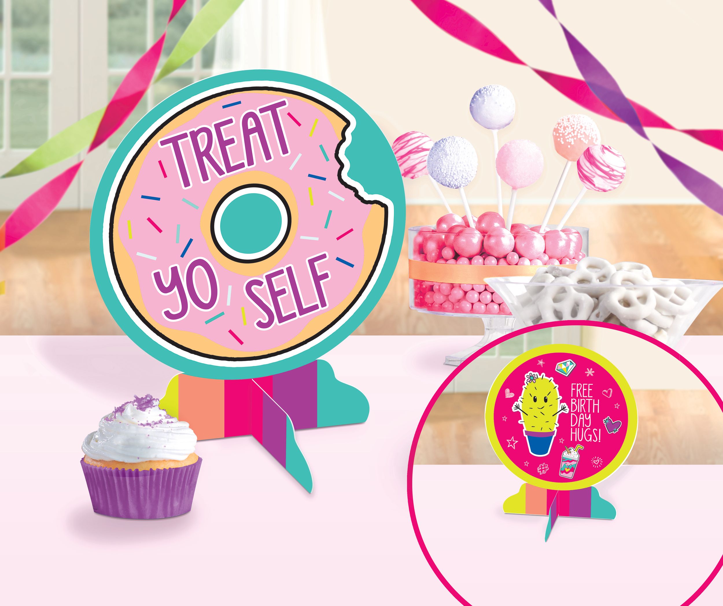 Selfie Birthday Party Celebration Table Centrepiece Composite_or_Mixed