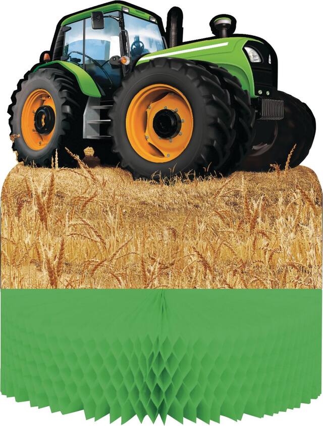Tractor Honeycomb Centrepiece Front_Flat
