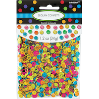 Confettis à paillettes multicolores Front_Flat