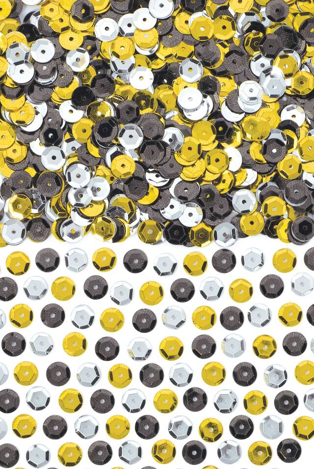 Black, Gold, & Silver Sequin Confetti Composite_or_Mixed