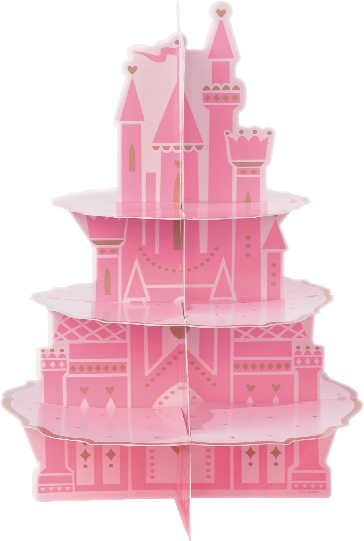 Disney Once Upon a Time Castle Birthday Party Cupcake Stand Front_Flat
