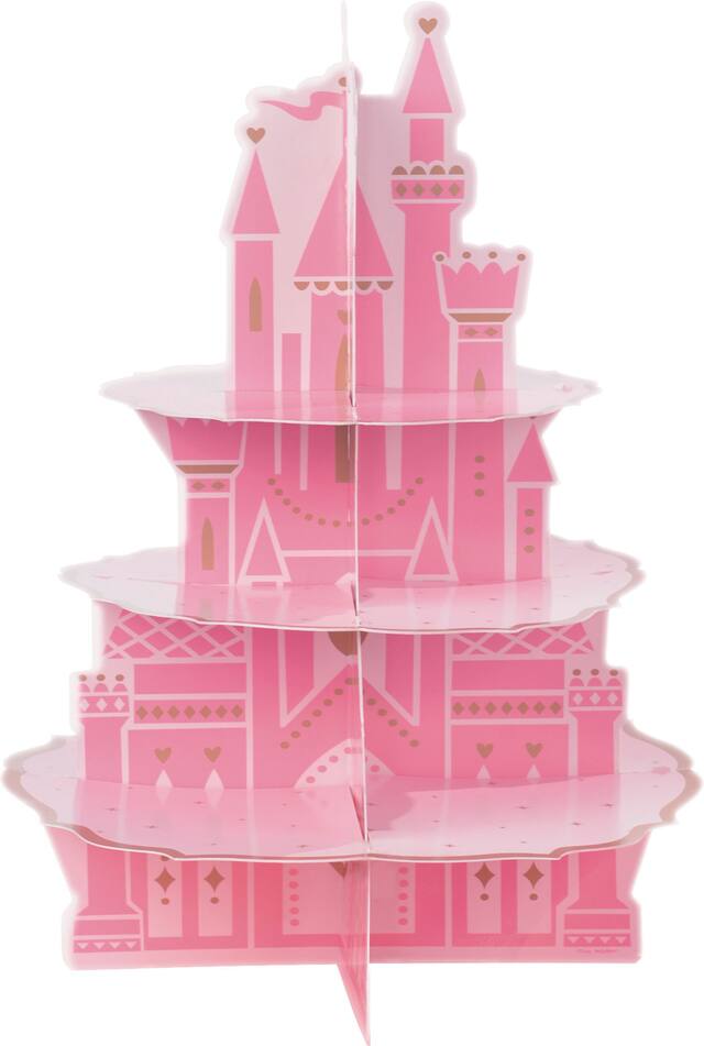 Disney Once Upon a Time Castle Birthday Party Cupcake Stand Front_Flat