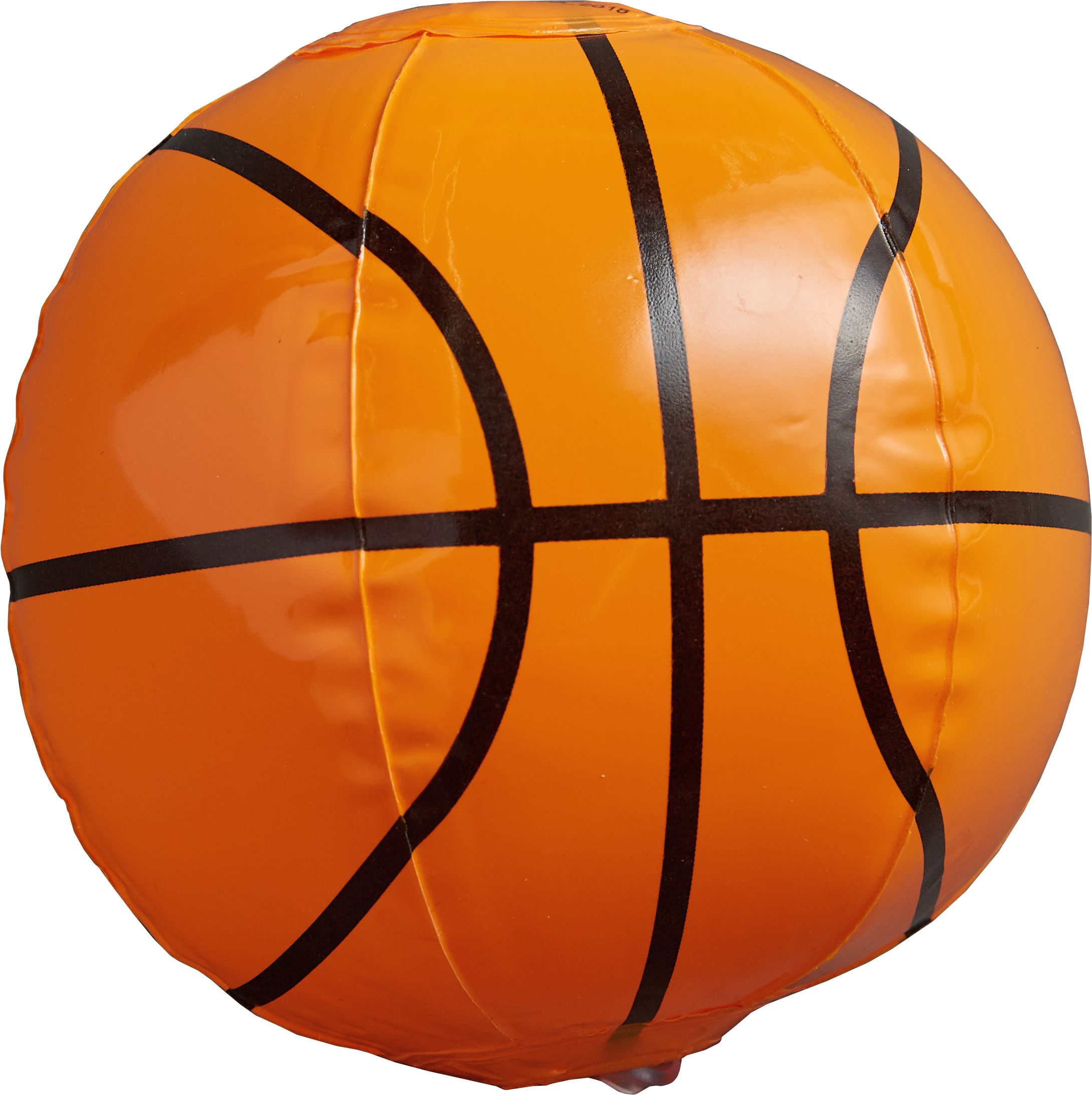 Inflatable Basketball Toy Favours, Orange, 8-pk, for Birthday/Sports/Party Favour Front_Flat