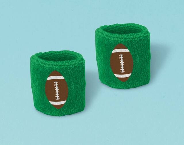 Football Sweatbands, 2pk Party City