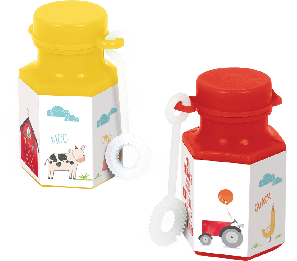 Friendly Farm Non-Toxic Mini Bubbles for Birthday Party Favours, 8-pk ...
