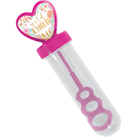 Boho Girl Non-Toxic Bubbles for Birthday Party Favours, 4-pk Overhead_Flat