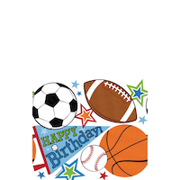 Sport Party Plastic Table Cover Front_Flat