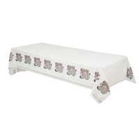 Milestone 30th Birthday Party Plastic Table Cover Front_Angled_Left