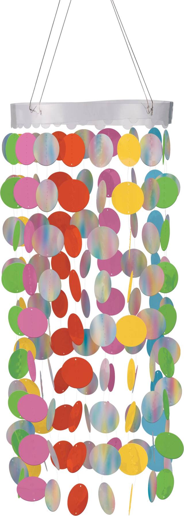 Multicolour Circle Chandelier Front_Flat