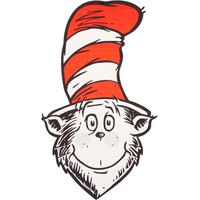 Dr. Seuss Oversized Cat in the Hat Mask Front_Flat