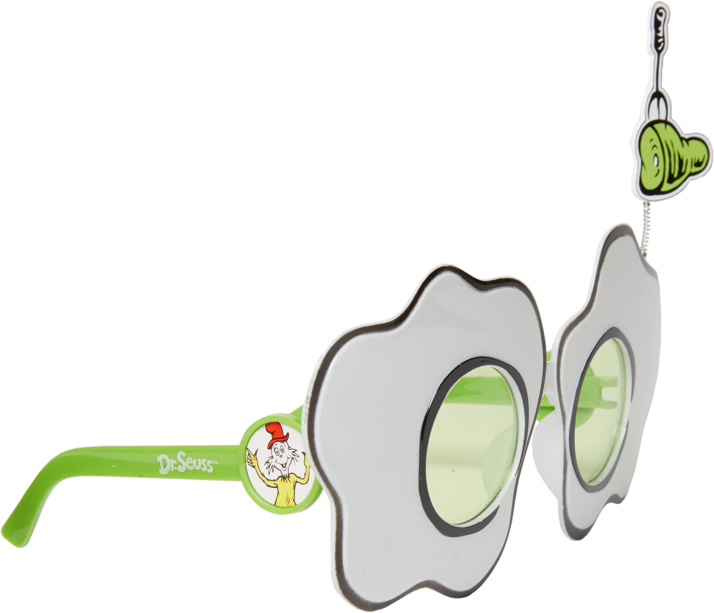 Dr. Seuss Green Eggs & Ham Sunglasses for Birthday Party/Halloween, Front_Angled_Right