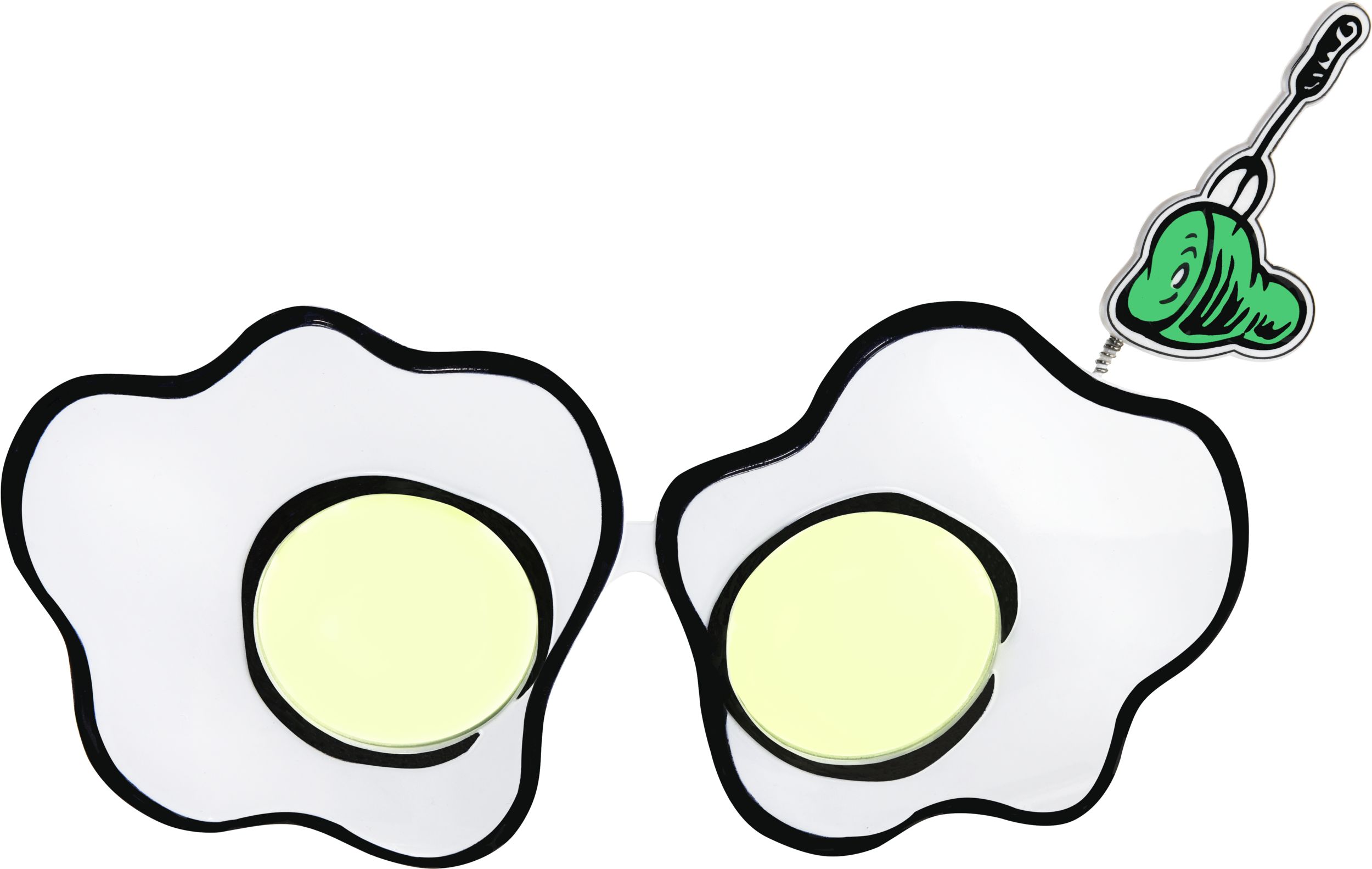 Dr. Seuss Green Eggs & Ham Sunglasses for Birthday Party/Halloween, Front_Flat