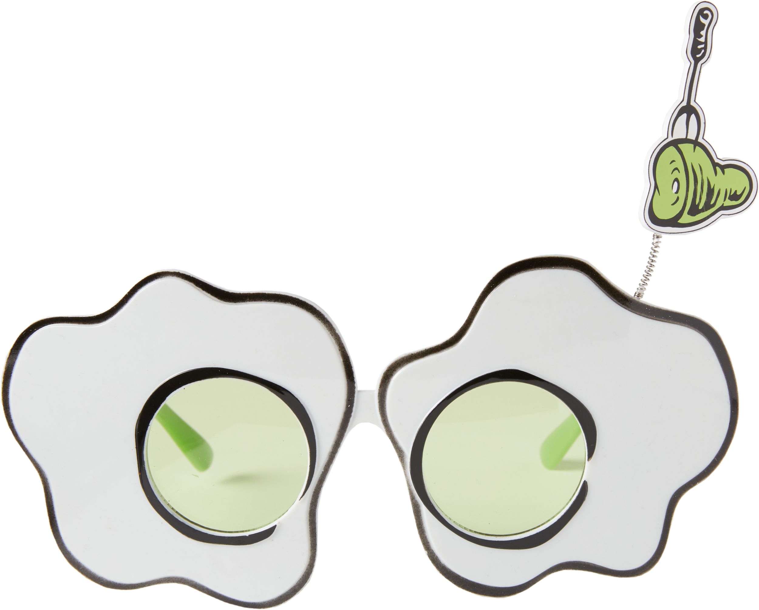 Dr. Seuss Green Eggs & Ham Sunglasses for Birthday Party/Halloween, Front_Flat