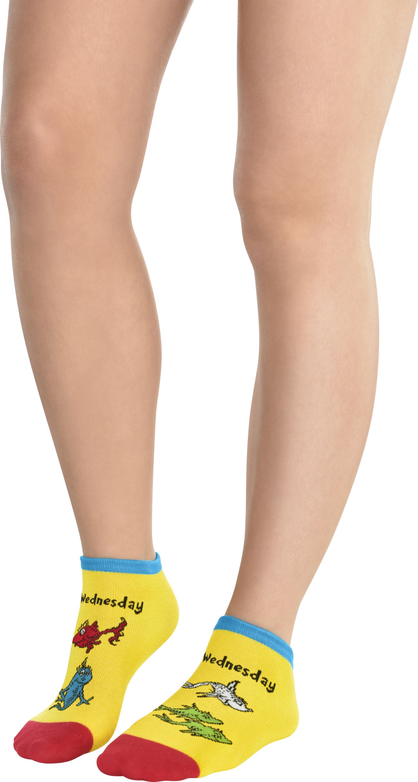 Kids' Dr. Seuss Socks for Every Day of the Week, 5-pk, Ages 4+ Front_Angled_Left