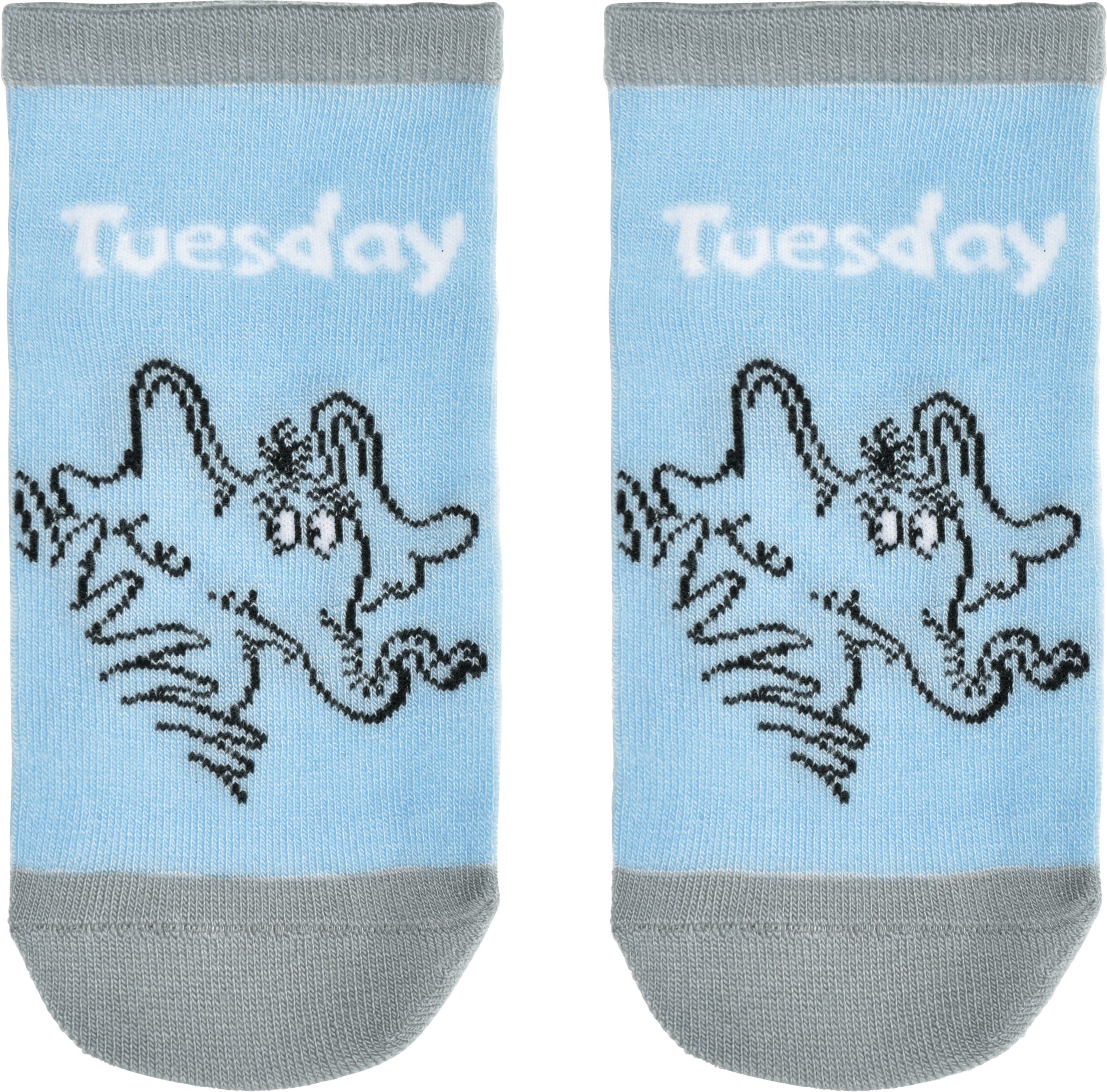 Kids' Dr. Seuss Socks for Every Day of the Week, 5-pk, Ages 4+ Overhead_Flat