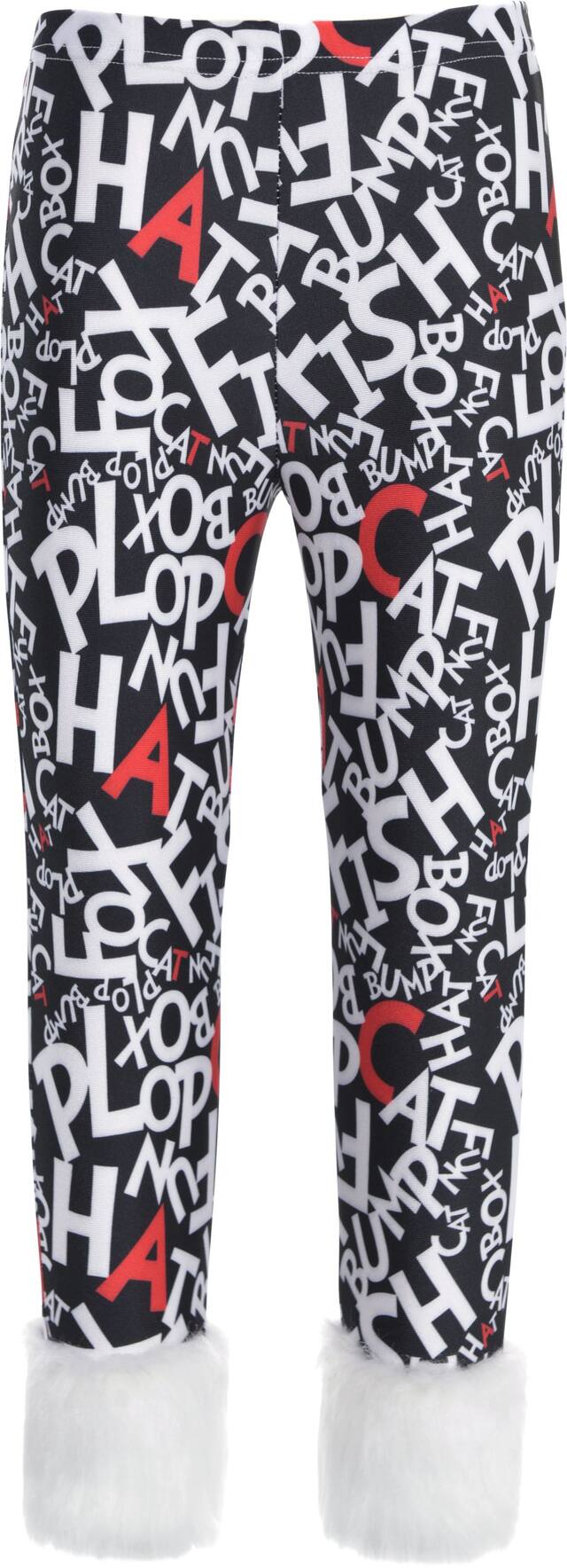Child Dr. Seuss Cat in the Hat Leggings Front_Flat
