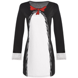 Robe à manches longues Le Chat dans le Chapeau de Dr Seuss, adultes Front_Flat