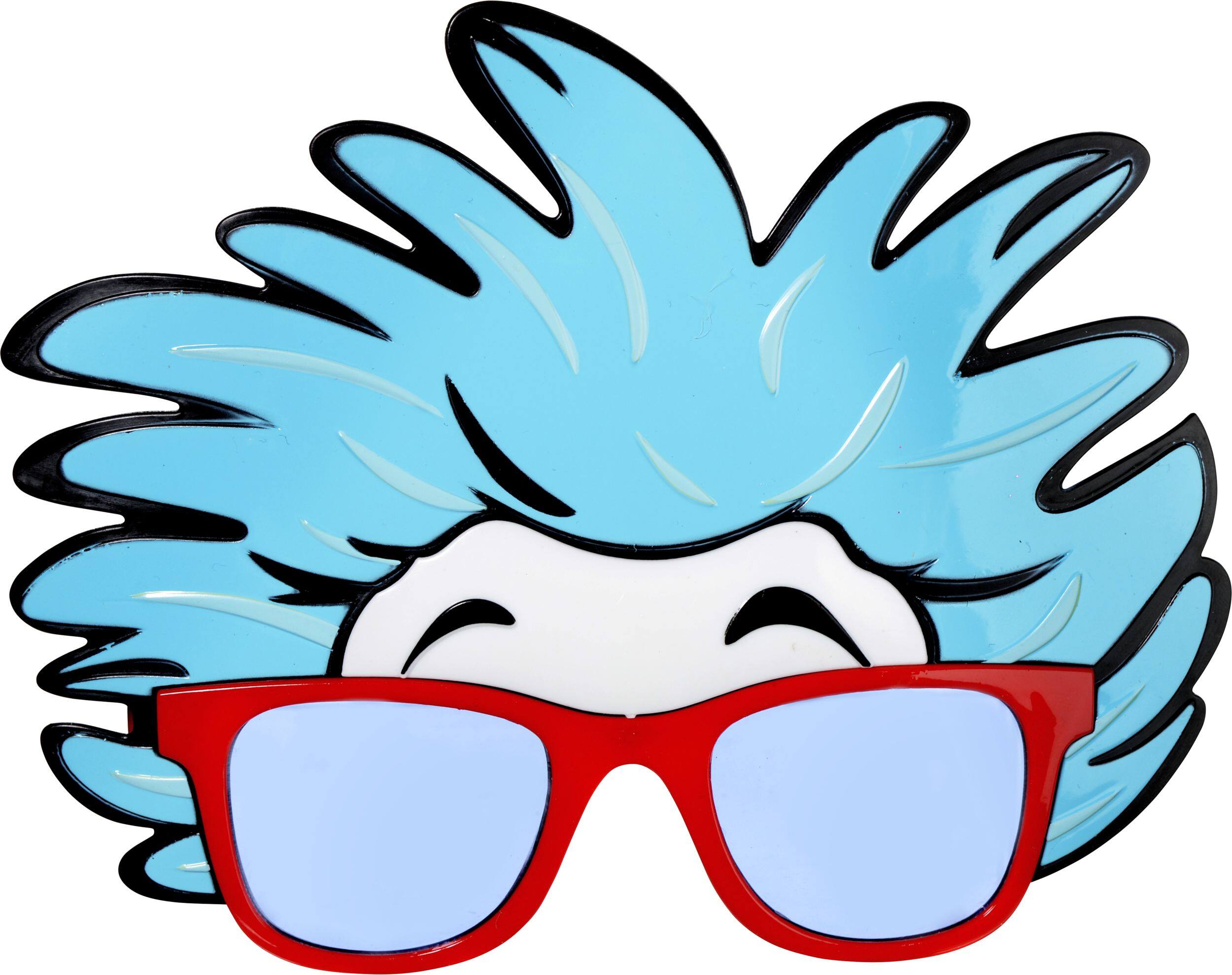 Dr. Seuss Thing 1 & Thing 2 Glasses, One Size, Ages 4+ Front_Flat