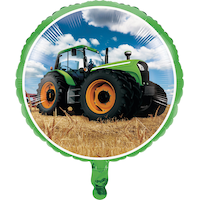 Tractor Time Balloon, 18-in Front_Flat
