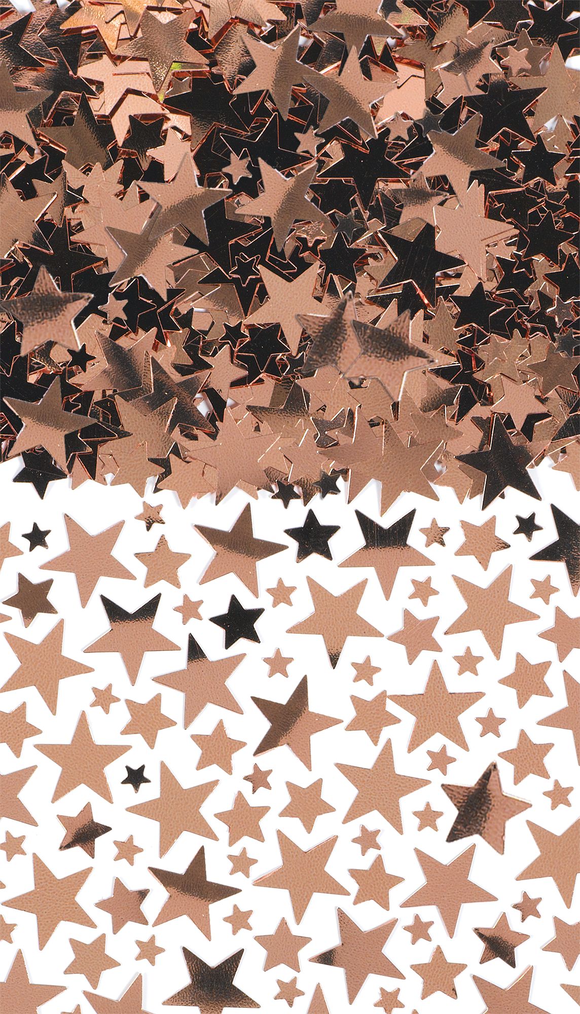 Confettis en étoile, or rose, 2,5 oz Composite_or_Mixed