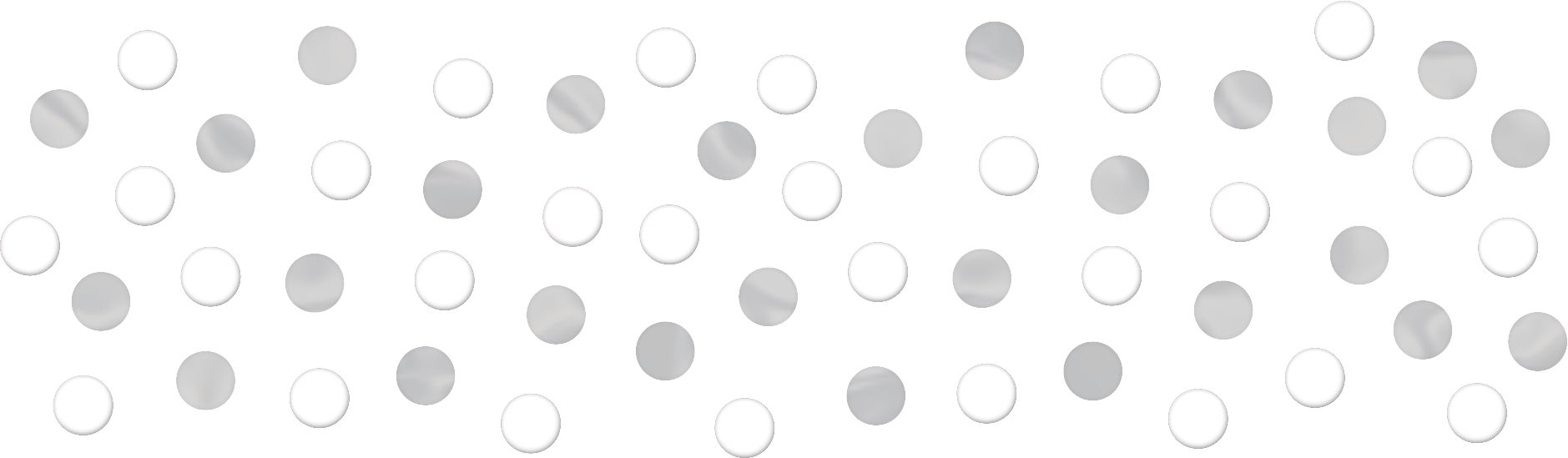 Confettis jour saint, blanc et argenté Composite_or_Mixed