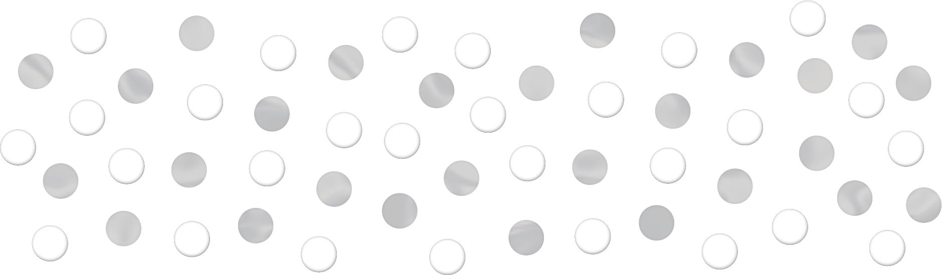 Confettis jour saint, blanc et argenté Composite_or_Mixed