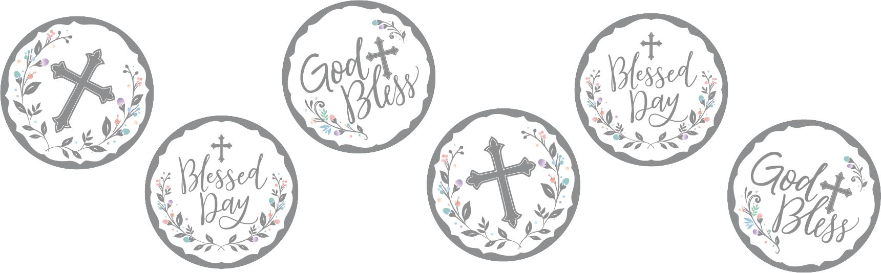 Confettis jour saint, blanc et argenté Composite_or_Mixed