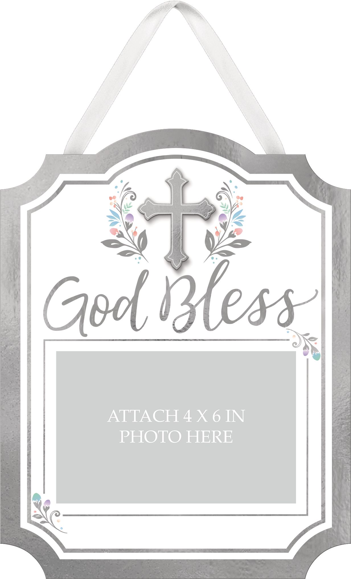 God Bless Holy Day Photo Frame Front_Flat