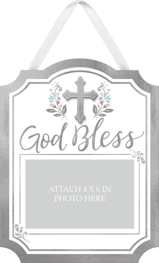 God Bless Holy Day Photo Frame Front_Flat