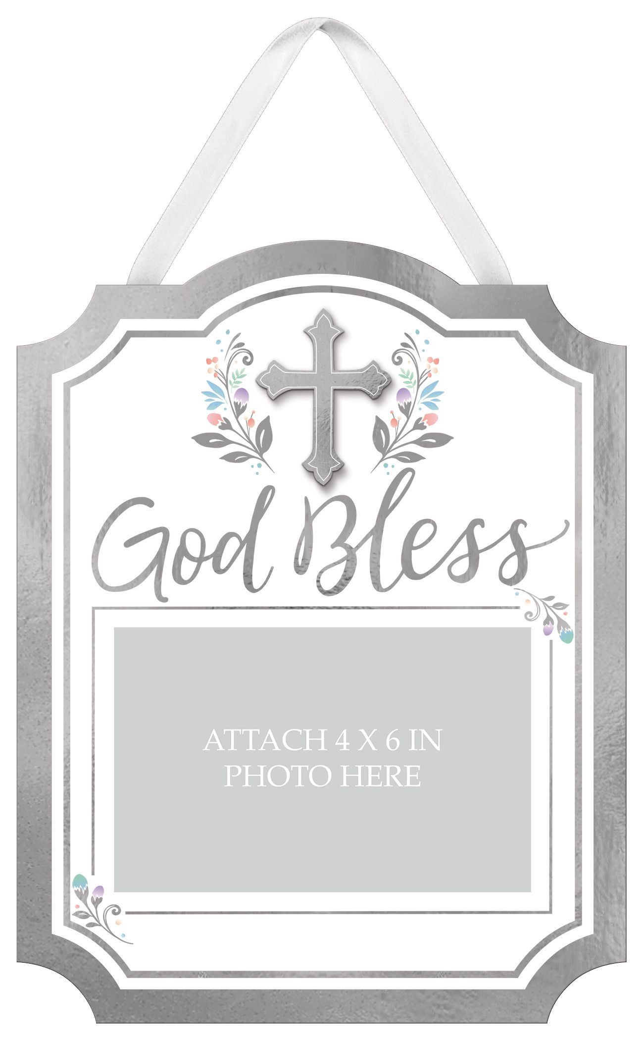God Bless Holy Day Photo Frame Front_Flat