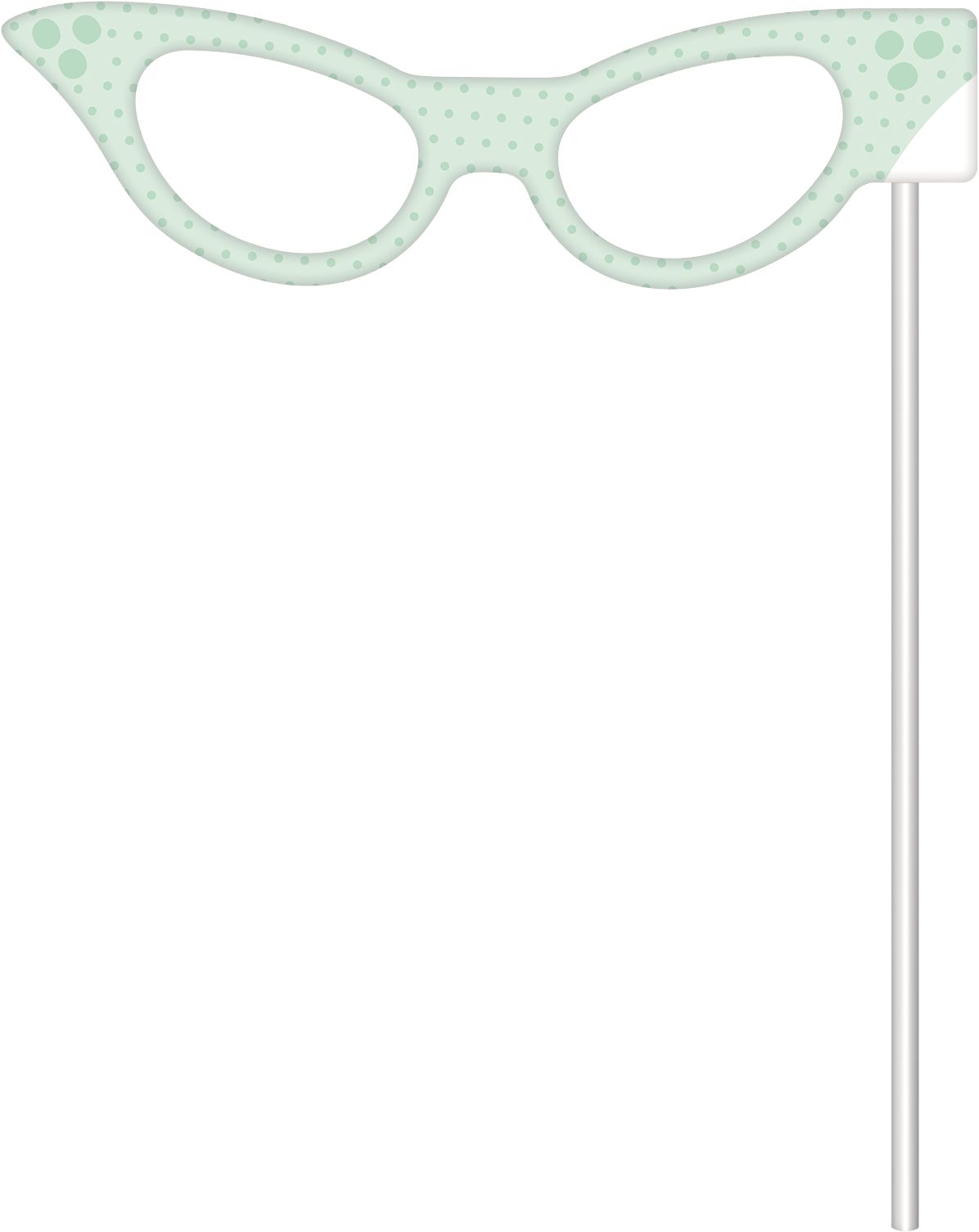 Tea Party Photo Booth Props, 13-pk Front_Flat