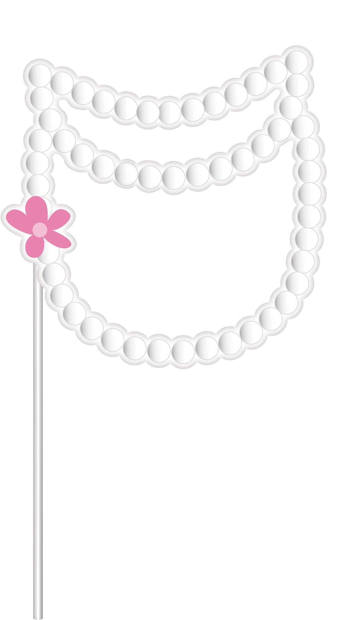 Tea Party Photo Booth Props, 13-pk Front_Flat