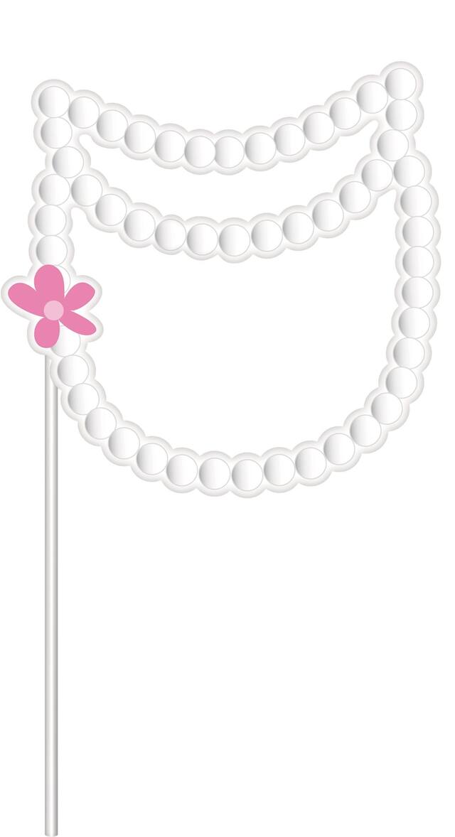 Tea Party Photo Booth Props, 13-pk Front_Flat