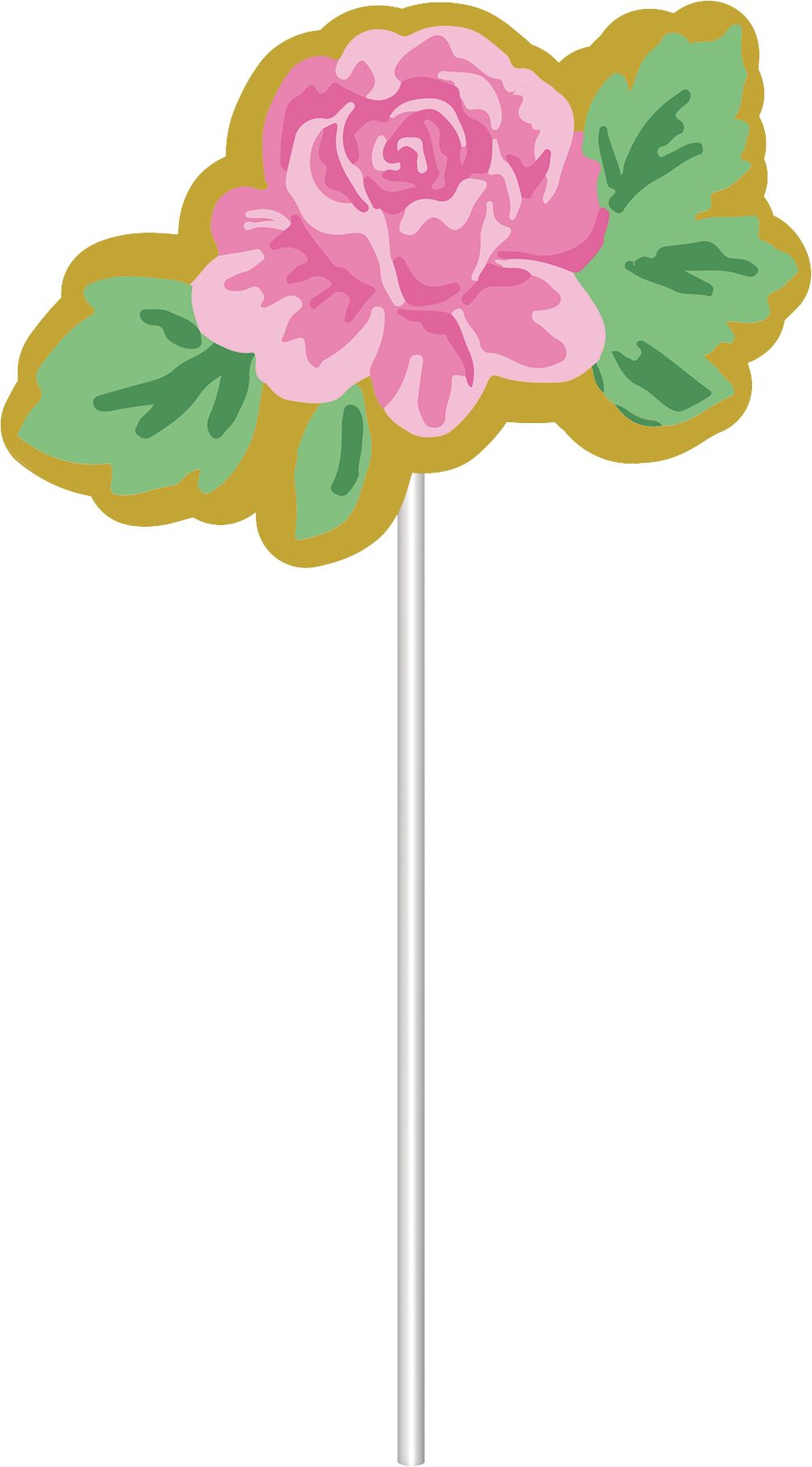 Tea Party Photo Booth Props, 13-pk Front_Flat