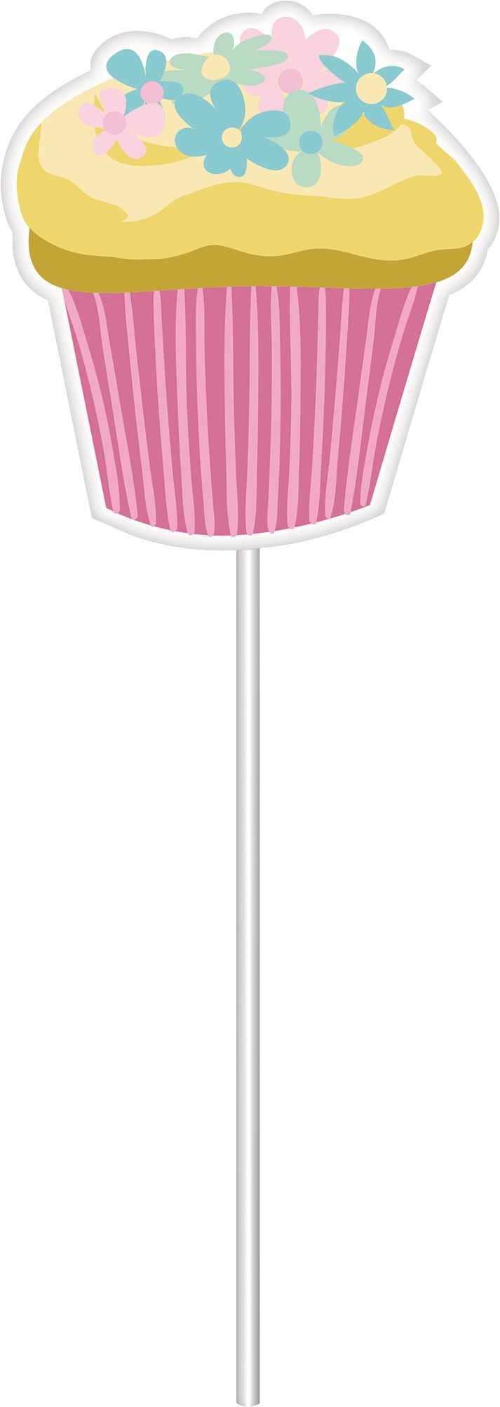 Tea Party Photo Booth Props, 13-pk Front_Flat