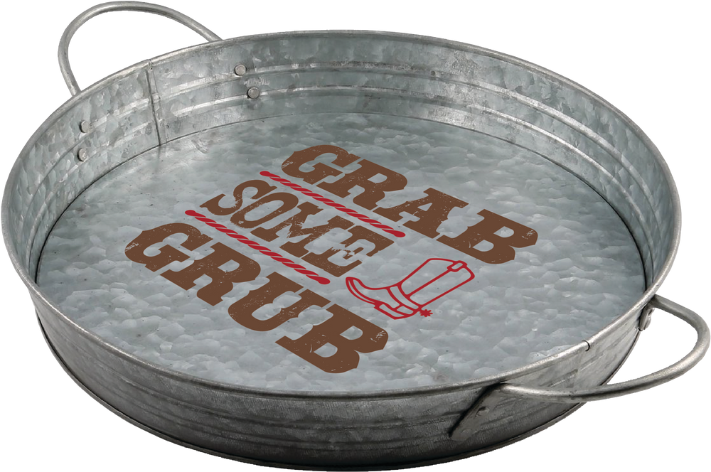 Tin Serving Tray with Handles Canadian Tire