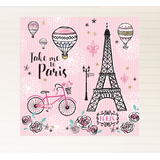 A Day in Paris Vintage Scene Setter, 2-pk Front_Flat