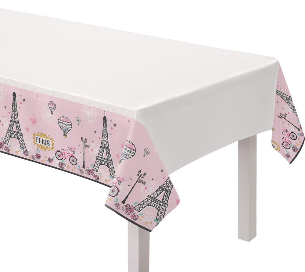 A Day in Paris Vintage Table Cover Canadian Tire