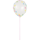Pretty Pastels Confetti Balloons, 6-pk Front_Flat