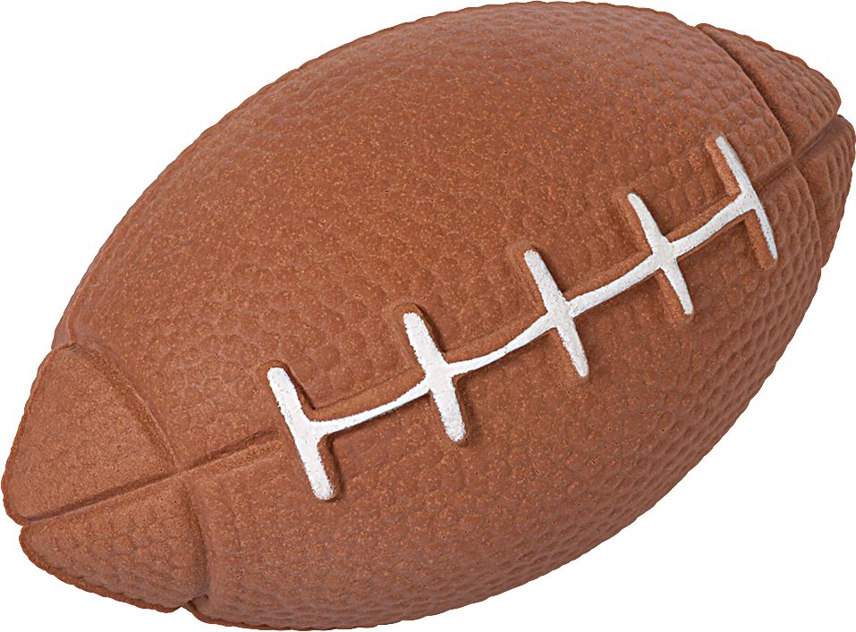 Sponge Football Toy Favours, Brown, 4-pk, for Birthday/Sports/Party Favour Front_Angled_Right