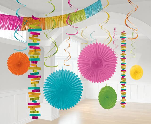 Bright Multi-Coloured Decorating Kit, 18-pc Composite_or_Mixed