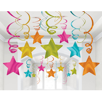 Serpentins à étoile multicolore étincelant, paq. 30 Composite_or_Mixed