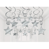 Serpentins à étoile argent, paq. 30 Composite_or_Mixed