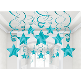 Serpentins à étoile bleu caraïbes, paq. 30 Composite_or_Mixed