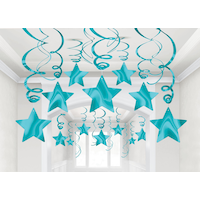 Serpentins à étoile bleu caraïbes, paq. 30 Composite_or_Mixed