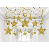 Serpentins à étoile or, paq. 30 Composite_or_Mixed