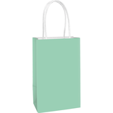 Paper Gift Bag, Mint Green, 12-in, for Birthday/Wedding/Easter Front_Angled_Right