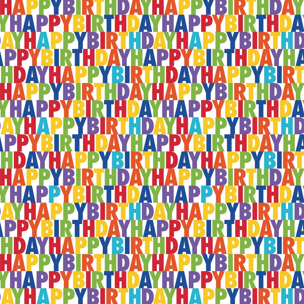 Happy Birthday Letter Gift Wrap | Party City